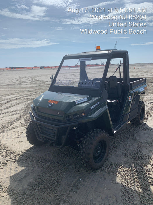 2021 Yanmar YU1000 Canopy, Steel Wheel, Poly WindShield, Beacon, Backup Alarm