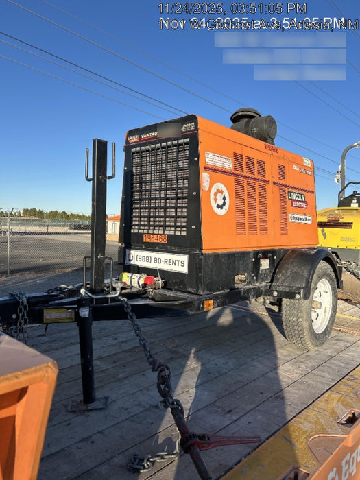 2021 Lincoln Electric Vantage 549X Ready Pak 3, ORANGE (includes trailer, cable rack, fender light kit)