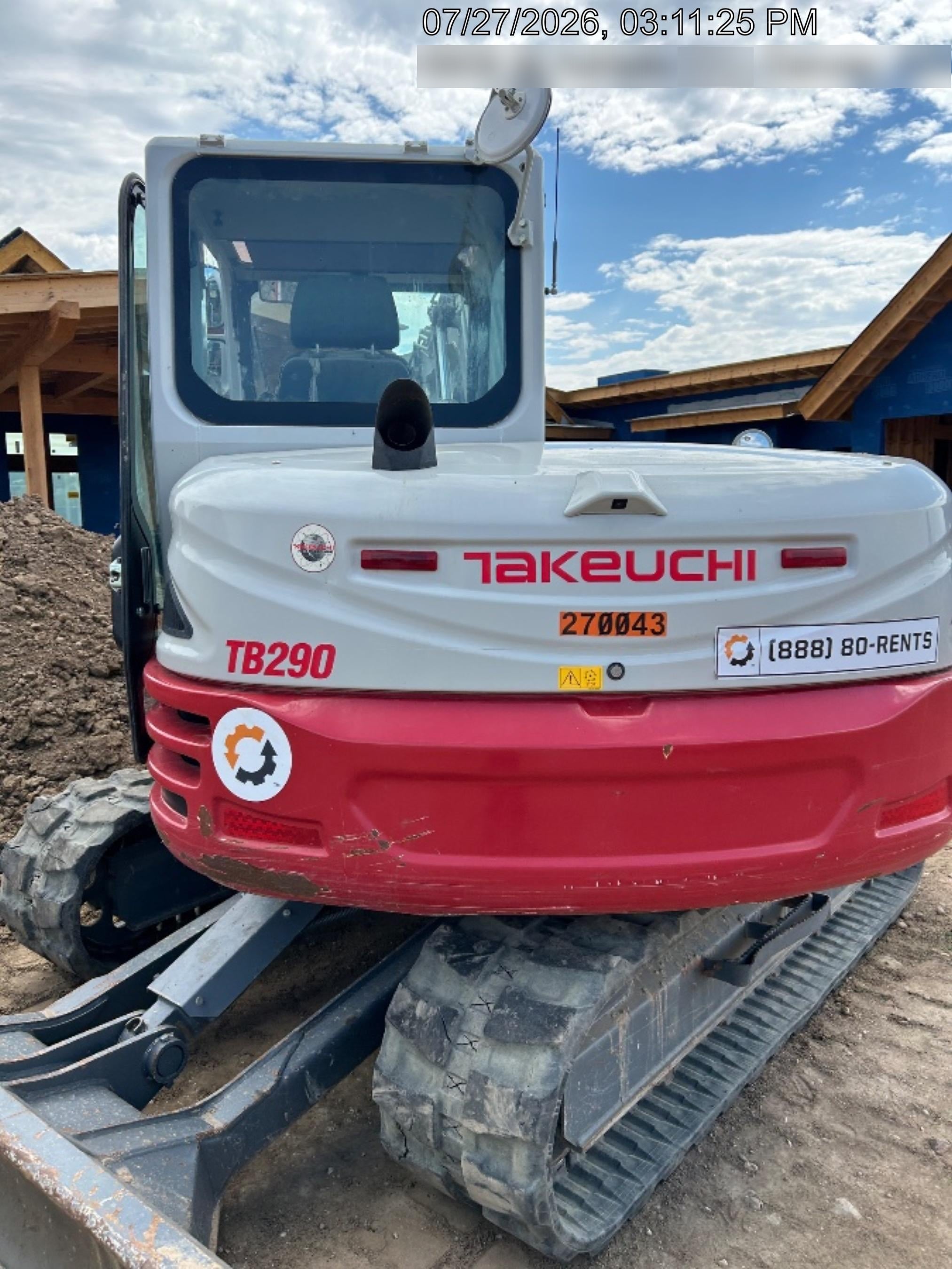 2022 TAKEUCHI TB290-CR