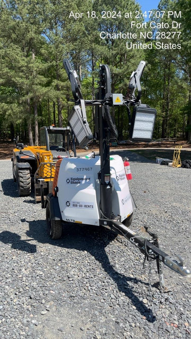 2023 Generac MLT2 Diesel, Flex Switch 120V Input, Powerzone Controller, 
(4) 320W LED Lights, 4kW Generator, 39.9 Gal Fuel Tank, 2" Ball, T3