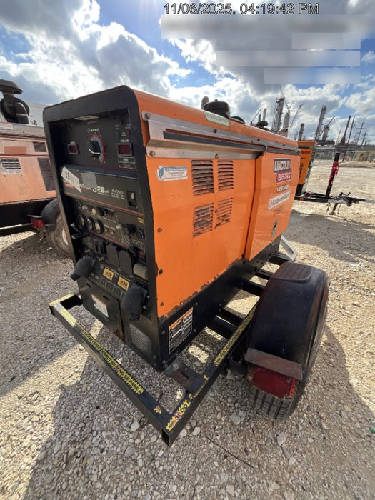 2021 Lincoln Electric Vantage 322 Vantage 322 Ready Pak 3 w/ Decals, ORANGE (includes trailer, cable rack, fender light kit) NO Telematics