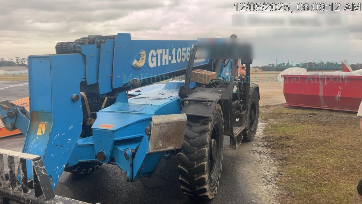 2019 Genie GTH-1056 Canopy, Solid RT Tires, LED Work Lights, Beacon 60" QA Carriage, 60" Forks