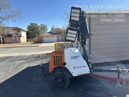 2023 Generac MLT2 Diesel, Flex Switch 120V Input, Powerzone Controller, 
(4) 320W LED Lights, 4kW Generator, 39.9 Gal Fuel Tank, 2" Ball, T3