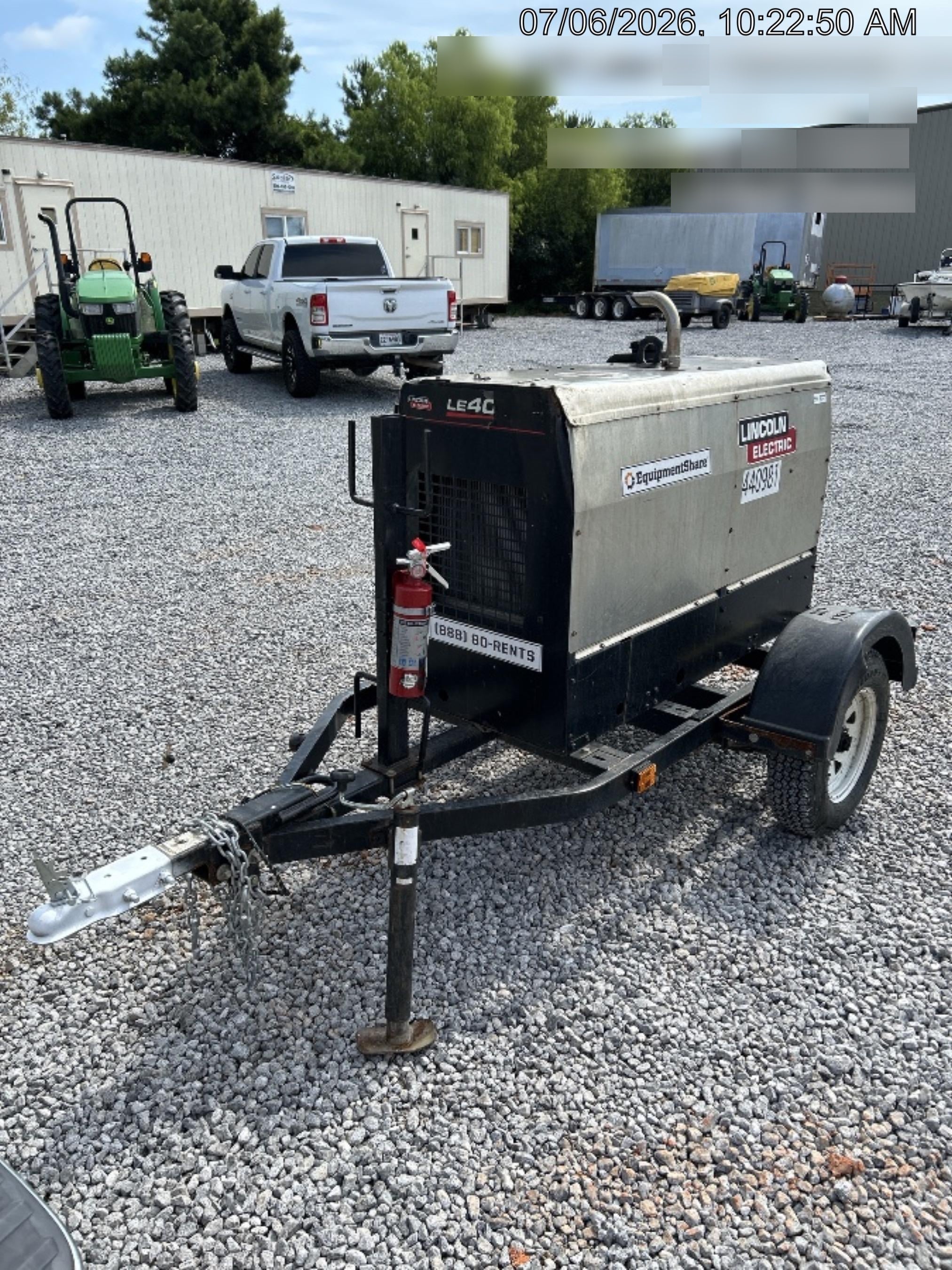 2024 Lincoln Electric LE400 Kubota V1505, Trlr, Cable Rack, Light Kit, ES Decals, T3