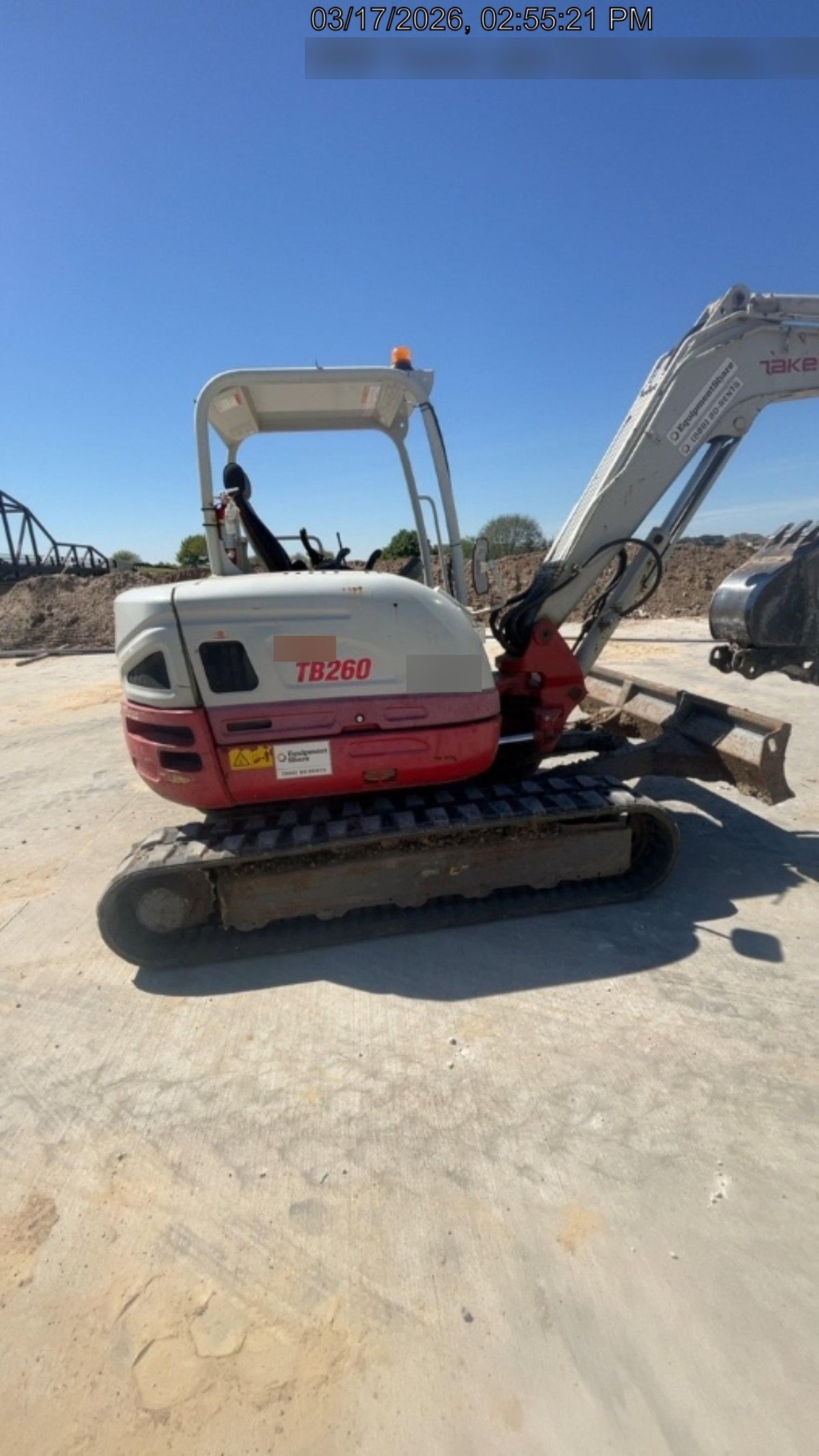 2019 TAKEUCHI TB260