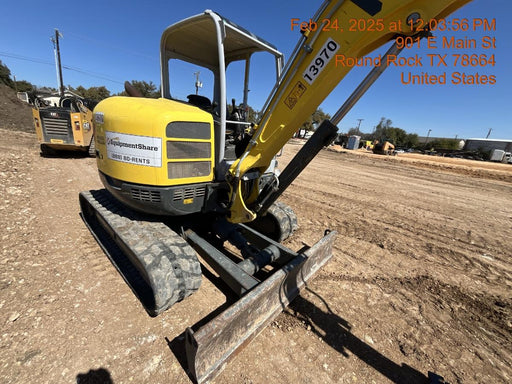 2018 Wacker Neuson EZ53 EZ53 12K Track Excavator, TRK,LGD,CNPY,PC, TRK,LGD,CNPY,PC, Manual QC, Hydraulic Thumb, Buckets: 24" , 18"