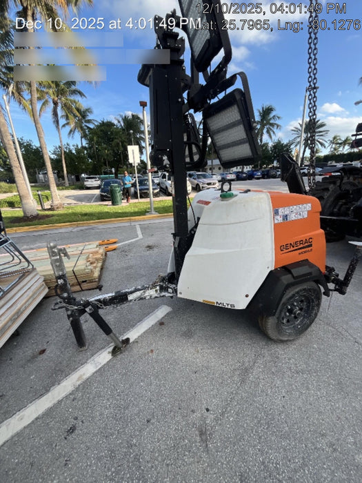 2025 Generac MLTS-4 Diesel, Mitsubishi L2E, 7.1 hp @1800 rpm, Flex Switch 120V Input, Powerzone Controller, (4) 320W LED Lights, 4kW Generator, 39.9 Gal Fuel Tank, 2" Ball, T3, ES Decals