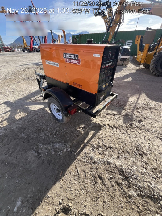 2023 Lincoln Electric LE400 Kubota V1505, Trlr, Cable Rack, Light Kit, ES Decals, T3