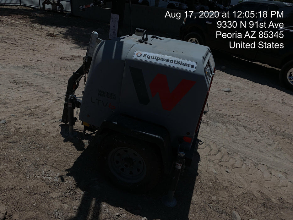 2019 Wacker Neuson LTV6K-LED Standard LED Towable Light Tower w/None