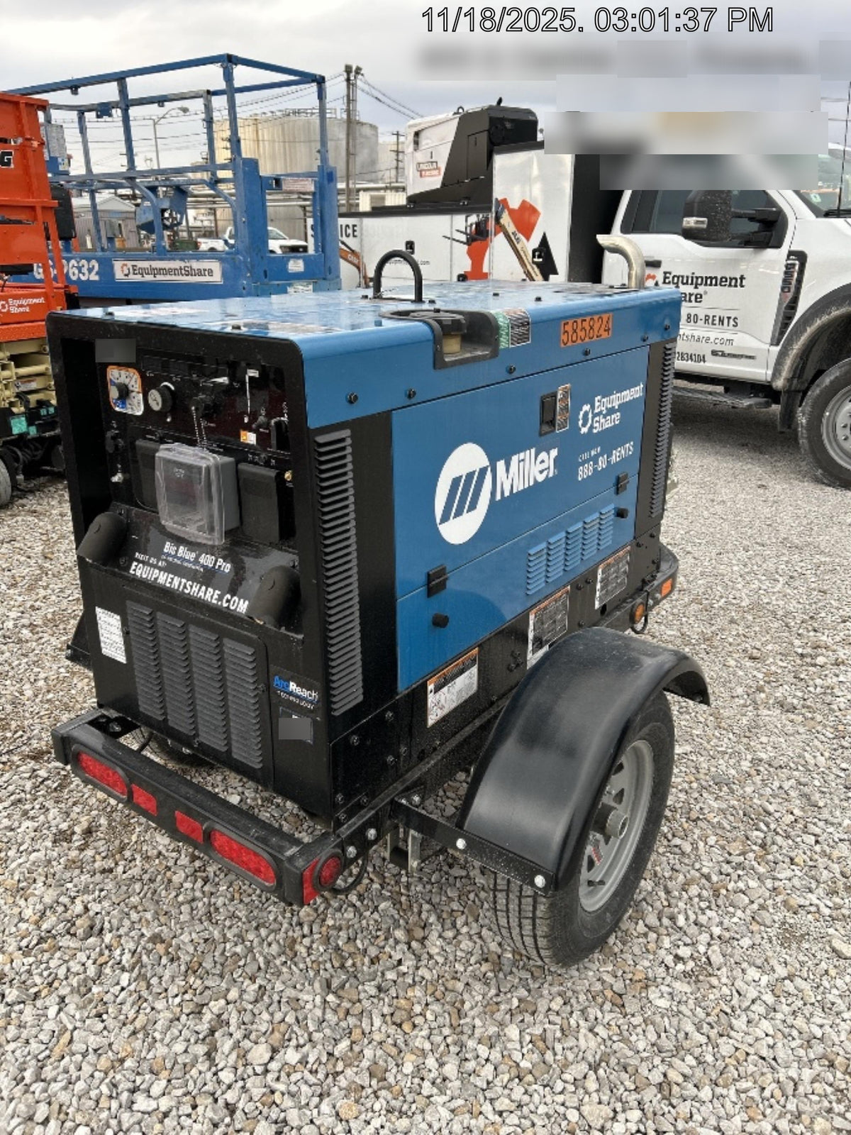 2025 MILLER ELECTRIC BIG BLUE 400