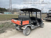 2022 Kubota RTV-X1140W-H Plastic Canopy, Windshield Acrylic Clear, LED Strobe Light, Wire Harness Kit, Back up Alarm