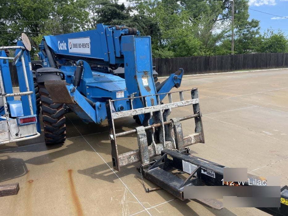 2018 Genie GTH-1056 Genie GTH-1056 w/ROPS, Work Lights, Solid Tires, RH Cab Mesh, Beacon, 60" Carriage and Forks
