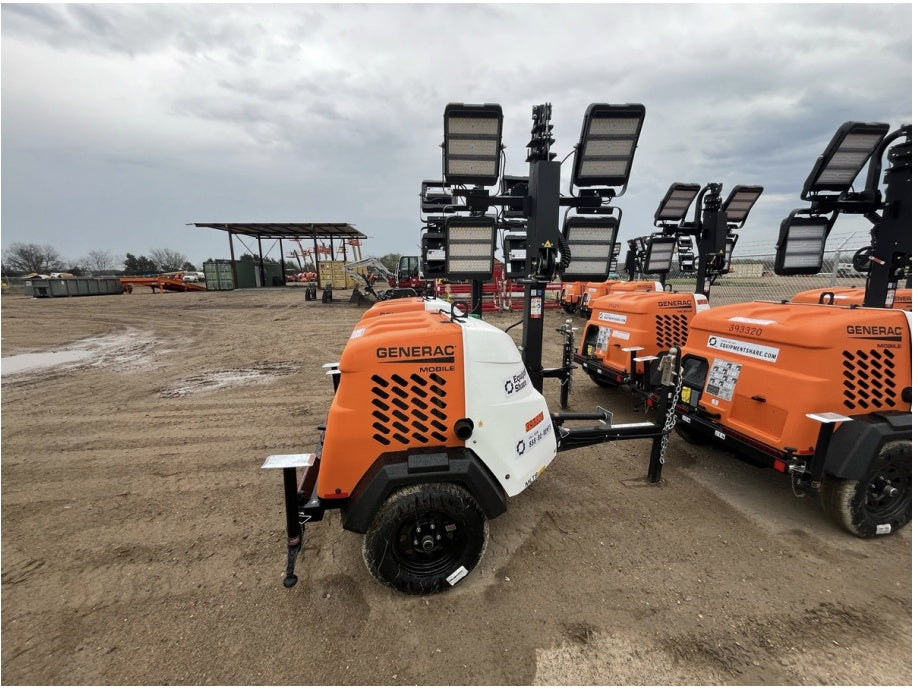 2024 Generac MLT2 Diesel, Flex Switch 120V Input, Powerzone Controller, 
(4) 320W LED Lights, 4kW Generator, 39.9 Gal Fuel Tank, 2" Ball, T3