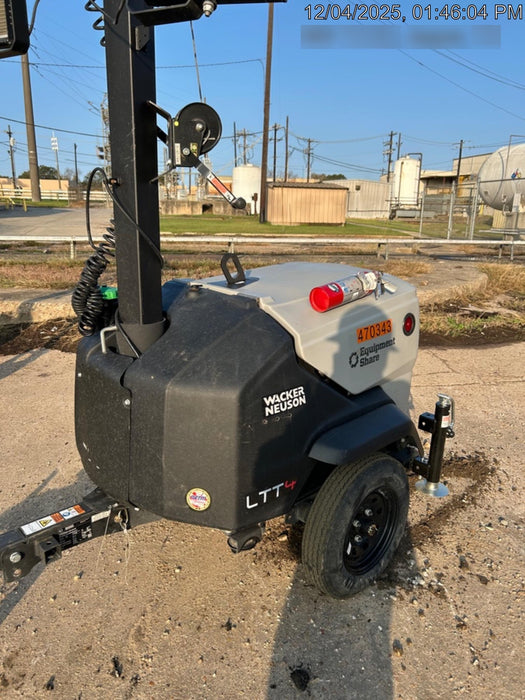 2024 Wacker Neuson LTT4 Diesel, Kohler KDW702, Deep Sea Controller, Auto Start, LED 320W, Bypass Outlet, T3