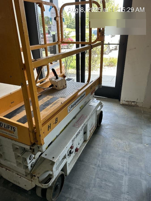 Custom Equipment HB-1430 Hy-Brid Scissor Lift
Platform capacity up to 670 lbs
Working height up to 20 ft
Weighs under 1,700 lbs
Non-marking wheels