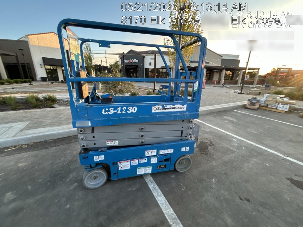 2019 Genie GS-1930 Half Height Swing Gate, 800W Inverter