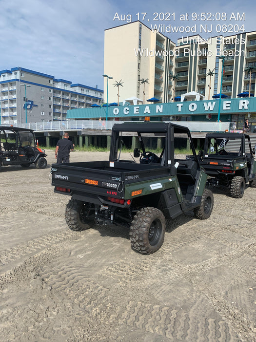 2021 Yanmar YU1000 Canopy, Steel Wheel, Poly WindShield, Beacon, Backup Alarm