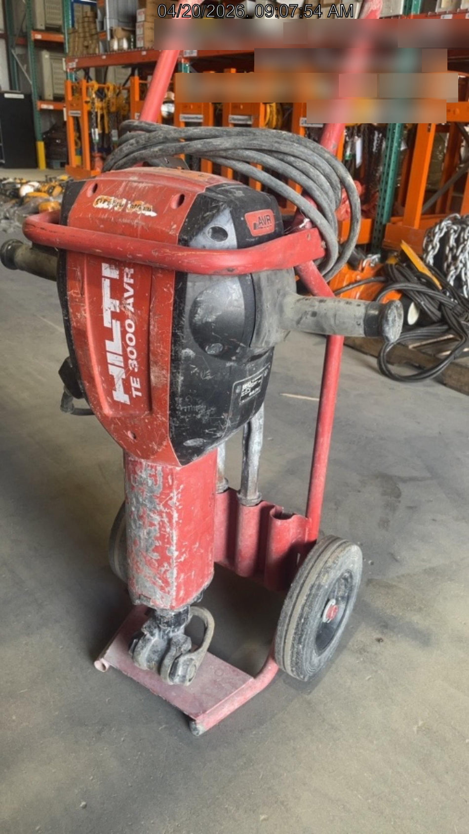 2020 HILTI TE 3000-AVR