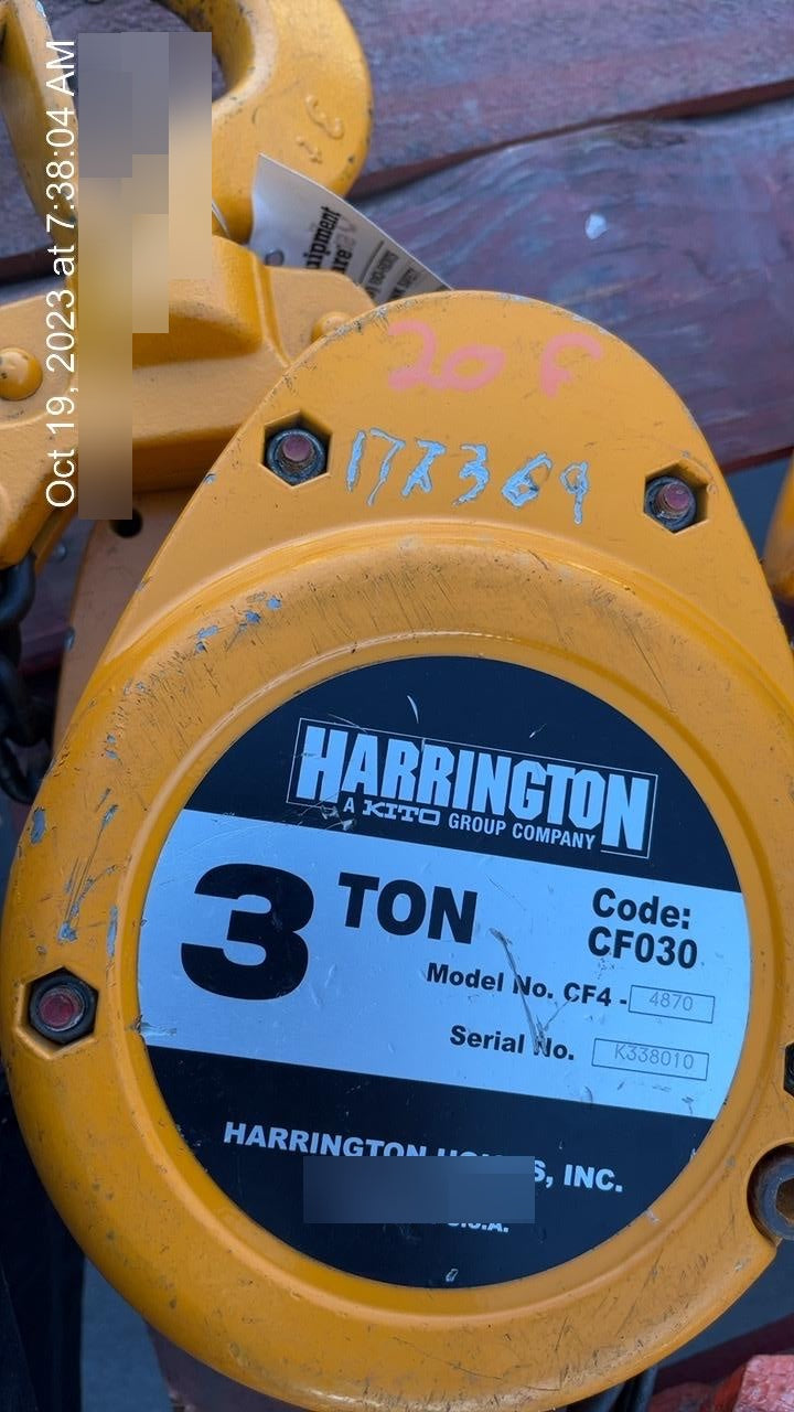 2021 HARRINGTON CF030-20