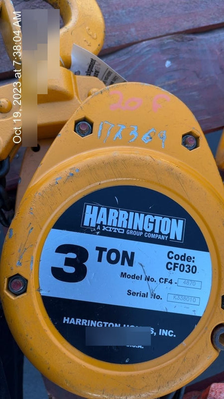 2021 HARRINGTON CF030-20