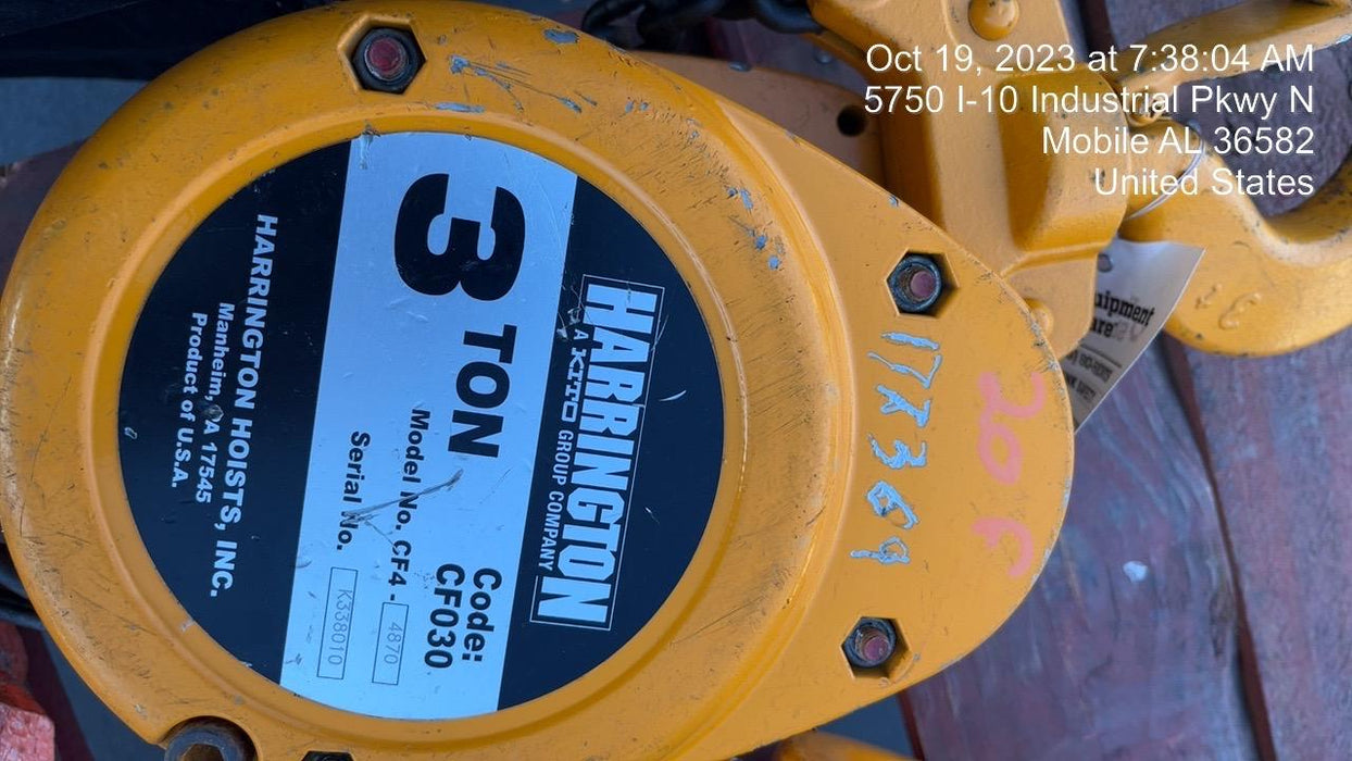 2021 HARRINGTON CF030-20