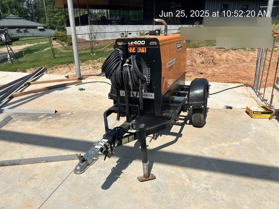 2022 Lincoln Electric LE400 Kubota V1505, Trlr, Cable Rack, Light Kit, ES Decals, T3