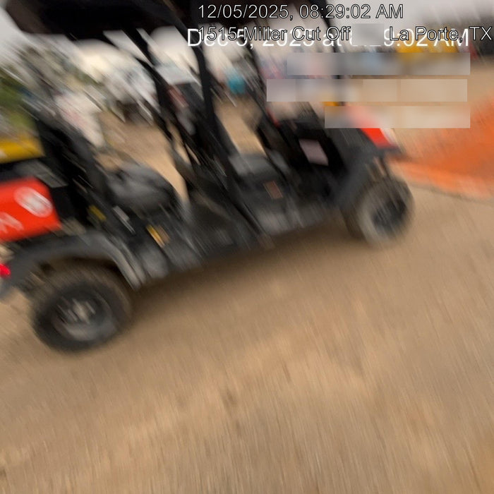 2022 Kubota RTV-X1140W-H Plastic Canopy, Windshield Acrylic Clear, LED Strobe Light, Wire Harness Kit, Back up Alarm