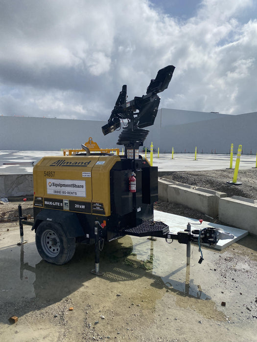 2019 Allmand MAXI-LITE II 20 kW Light Tower w/Arctic Package, LED Light Package