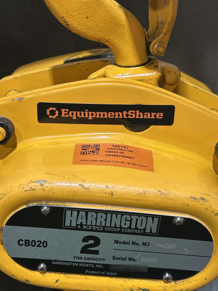 2025 HARRINGTON CB020-20
