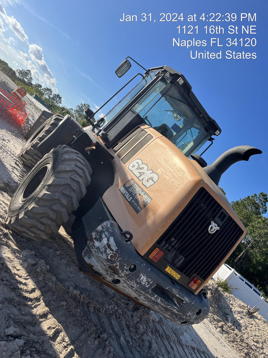 2018 Case 621G CLOSED CAB, 1 FUNCTION, JRB 416 STYLE HYD COUPLER