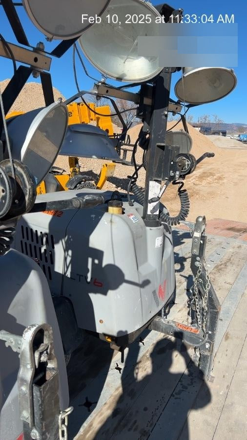 2019 Wacker Neuson LTV6L-MH Mobile Light Tower w/Fuel Level Sensor Installed