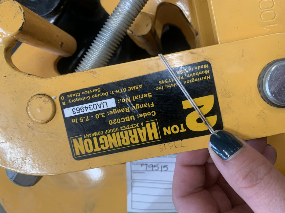 2020 HARRINGTON UBC020