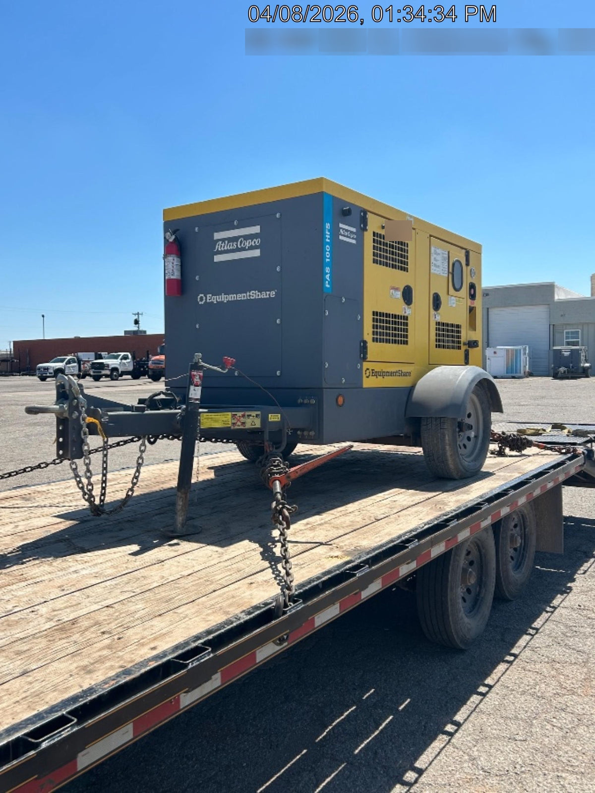 2021 ATLAS COPCO PAS 100 HF CS Enclosed