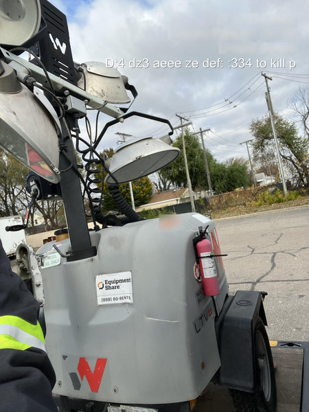 2019 Wacker Neuson LTV6L-MH Wacker Neuson LTV6L Mobile Light Tower w/Fuel Level Sensor Installed