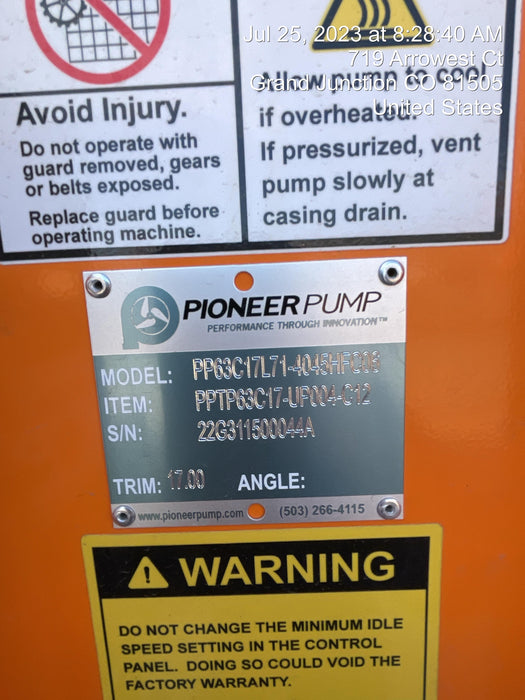 2022 PIONEER PP63C17L71-4045HFC06