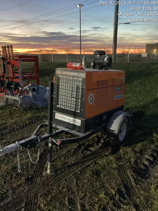 2022 Lincoln Electric Vantage 549X Crosslink Technology, Trailer Mounted, ES Decals, T3