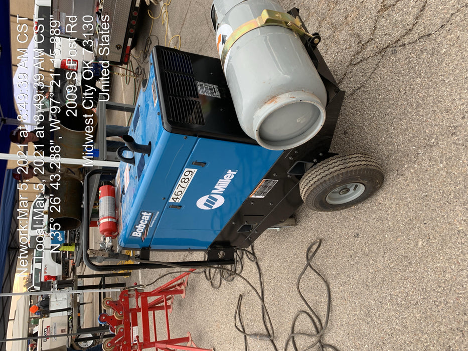 2019 Miller Electric BOBCAT 250 Standard w/Running Gear, Bracket, Hose