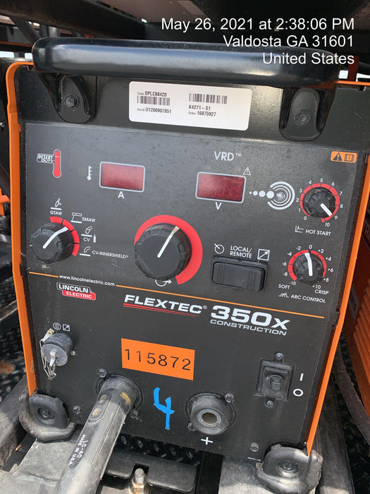 2020 LINCOLN ELECTRIC FLEXTEC 350X