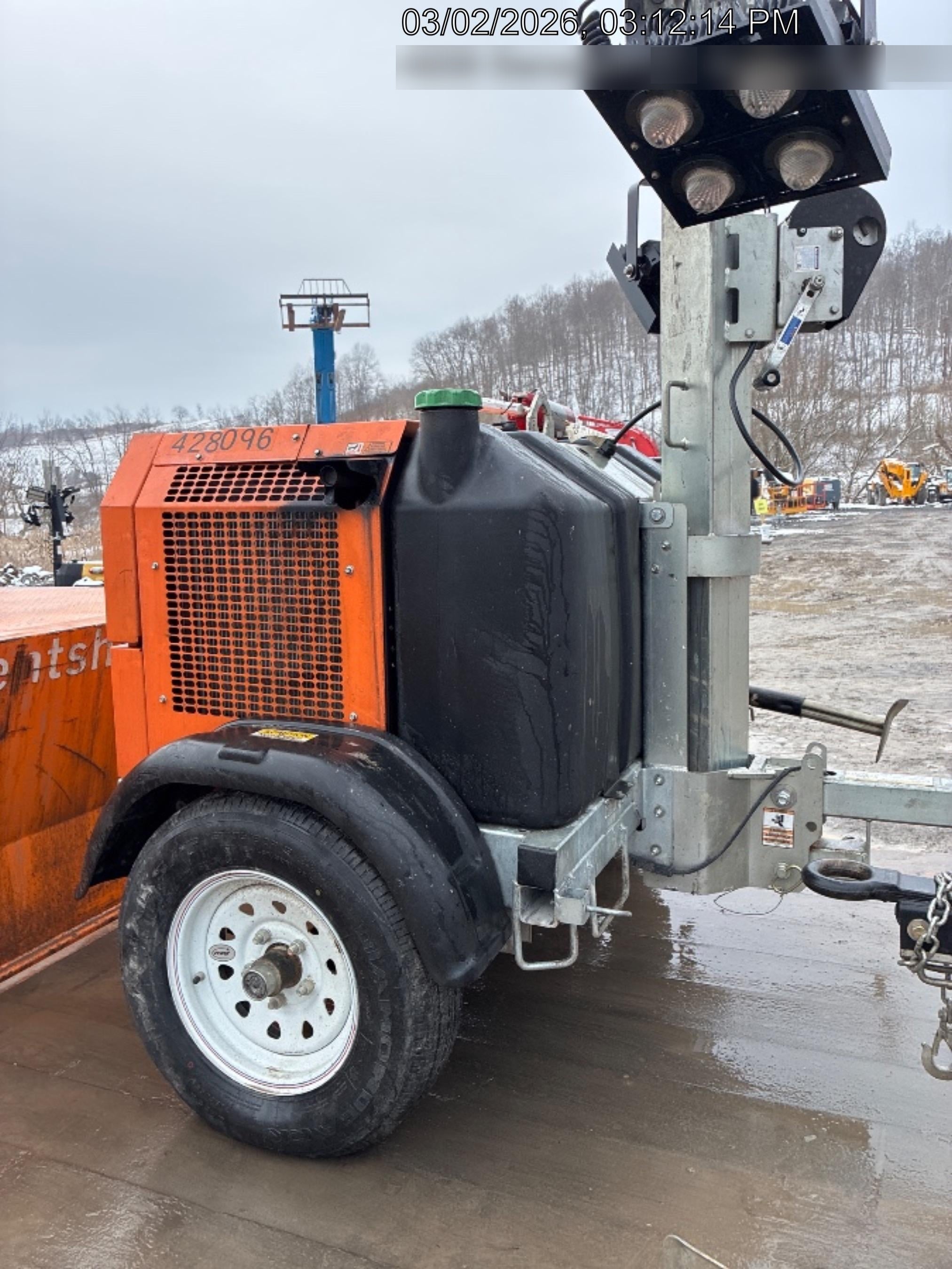 2024 Wanco WLTT-4MM4K Diesel, Deep Sea Controller, Shore Power Plug, Auto Start, (4) 350W LED Floodlights, 4kW Generator, 60 Gal Fuel Tank, 2" Ball, T3