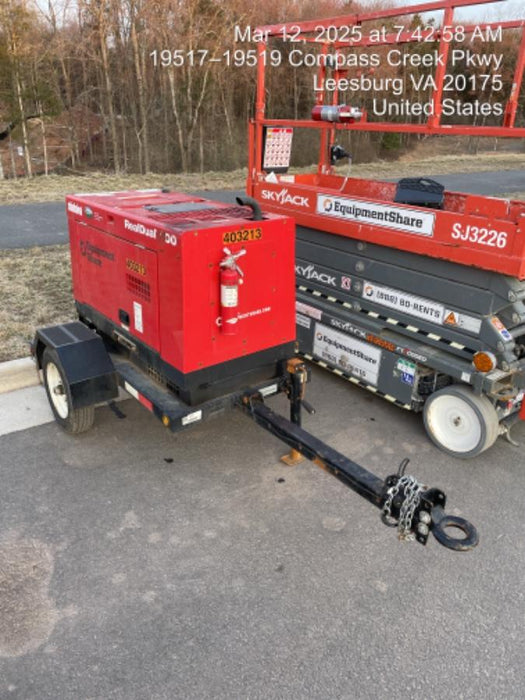 2024 Shindaiwa DGW400MDL Kubota D902 Engine, 23 HP, Dual Op Welder, Wire, Arc, Droop Stick, Tig, and CC Stick Functionality, Simulphase, 3 Phase and 1 Phase Gen Output, Single Axle NB Trlr, Slr Trckl Chrg 12V 12W, Fire Ext
