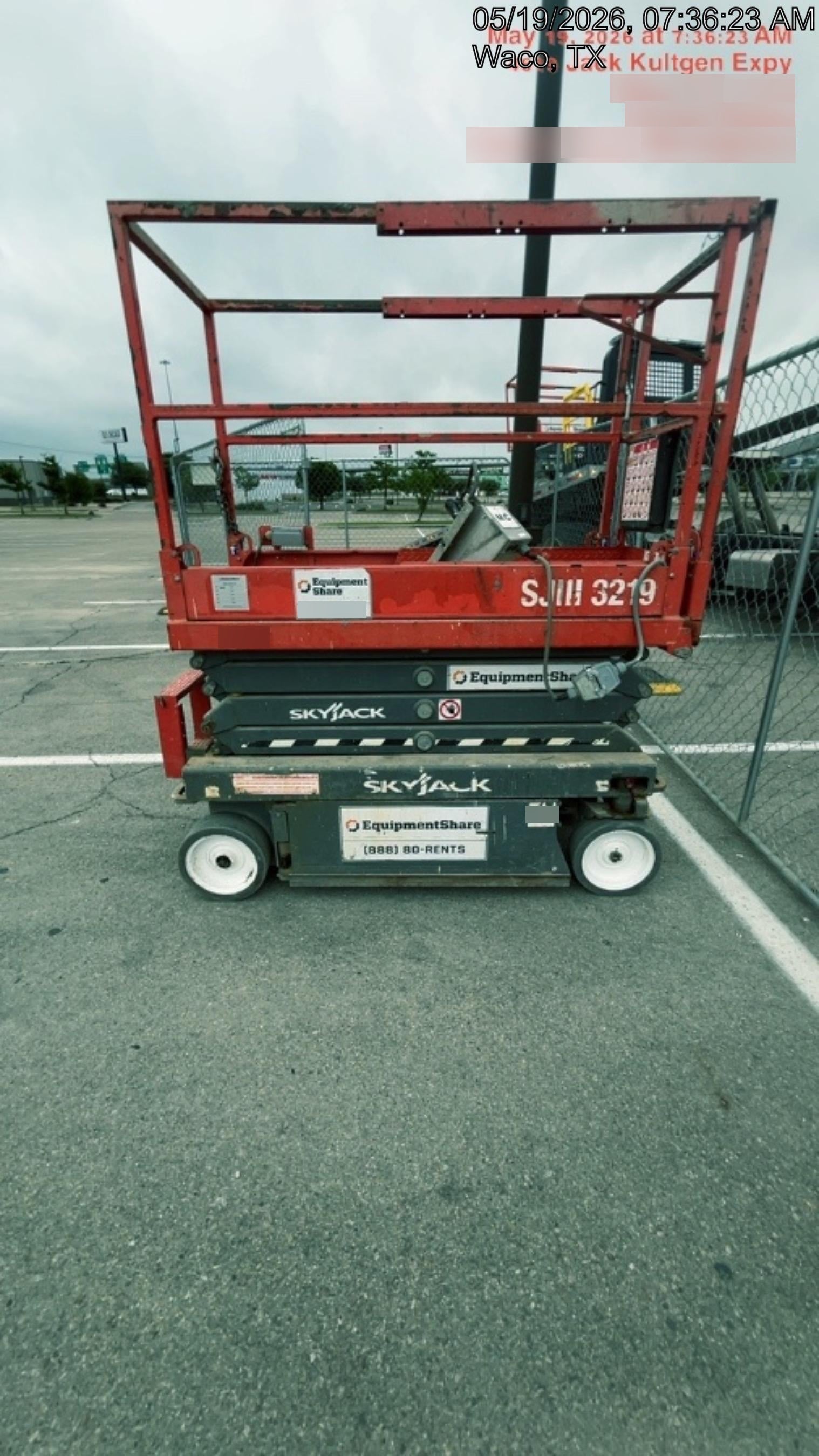 2019 Skyjack SJIII-3219 Standard Options, Trojan Batteries