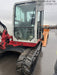 2019 Takeuchi TB290 Cab/Heat/AC Rubber tracks, Dozer blade, Travel alarm, Auxiliary hydraulics w/Manual QC, Hydraulic thumb, 18", 24", and 36" Buckets