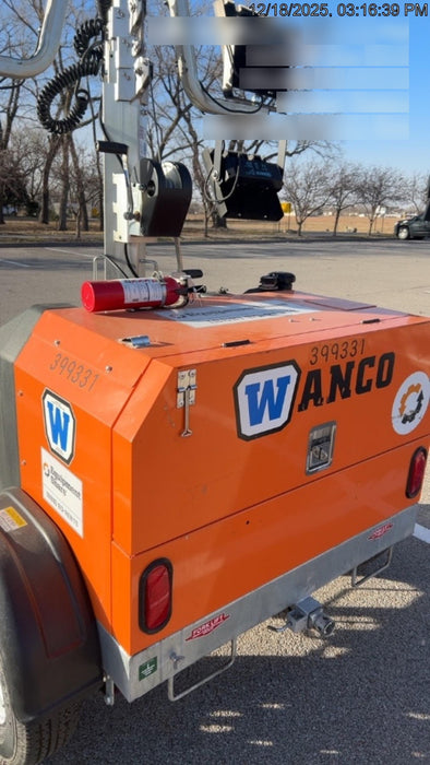 2024 Wanco WLTT-4MM4K Diesel, Deep Sea Controller, Shore Power Plug, Auto Start, (4) 350W LED Floodlights, 4kW Generator, 60 Gal Fuel Tank, 2" Ball, T3