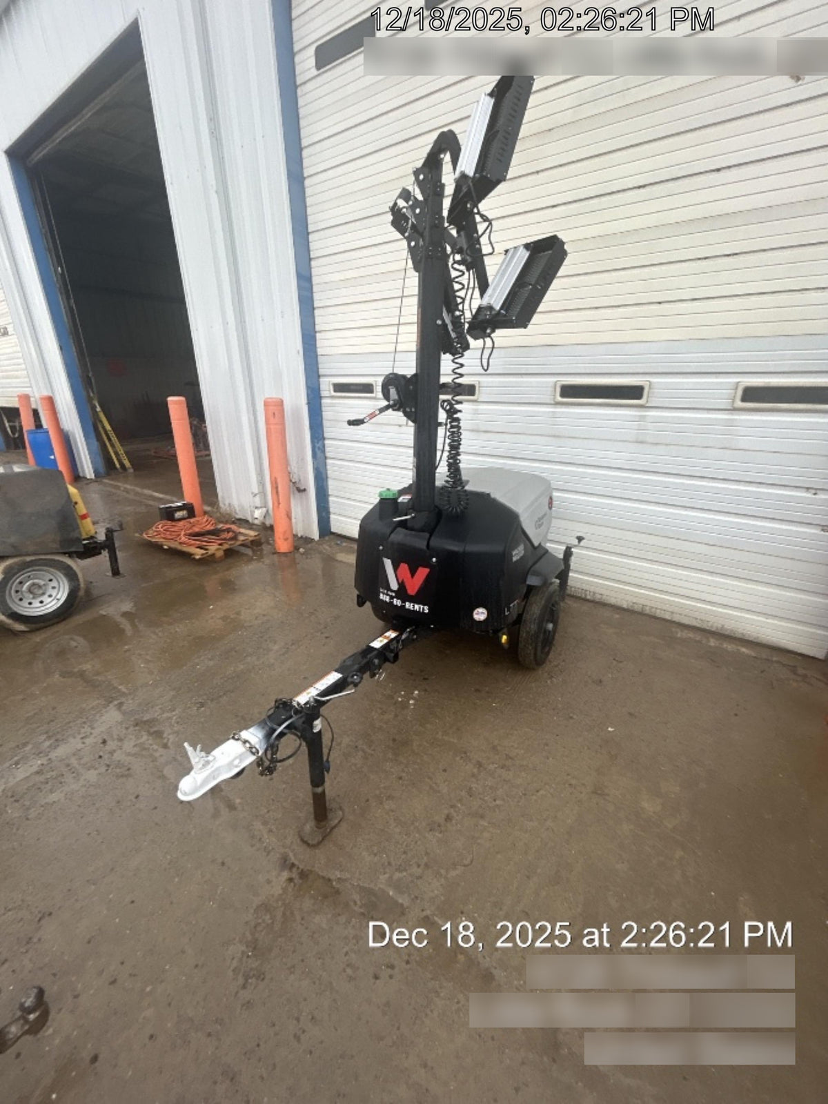 2024 Wacker Neuson LTT4 Diesel, Kohler KDW702, Deep Sea Controller, Auto Start, LED 320W, Bypass Outlet, T3
