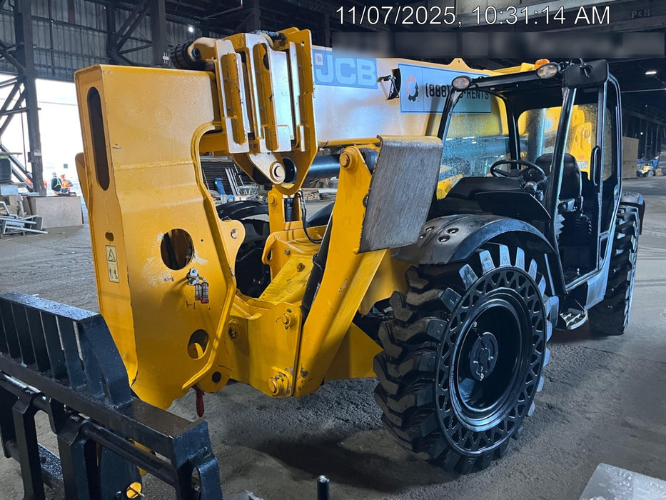 2020 JCB 510-56 Canopy, Solid Tires, Work Lights, Beacon, Aux Hydraulics, Back up Alarm, Lifting Eye, ES Decals