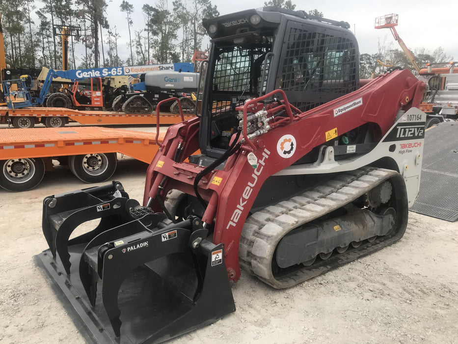 2020 Takeuchi TL12V2-CRH Cab, Rubber Track, & HF