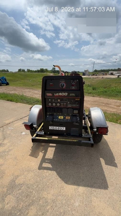 2022 Lincoln Electric LE400 Kubota V1505, Trlr, Cable Rack, Light Kit, ES Decals, T3