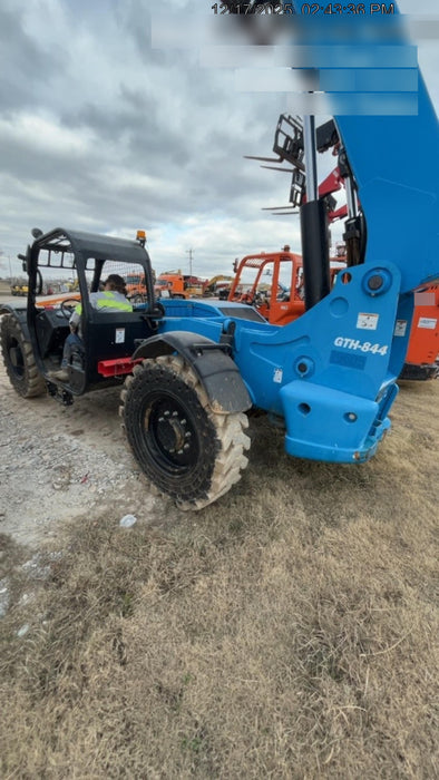 2018 Genie GTH-844 Genie GTH-844 w/ROPS, Work Lights, Solid Tires, RH Cab Mesh, Beacon, 60" Carriage and Forks