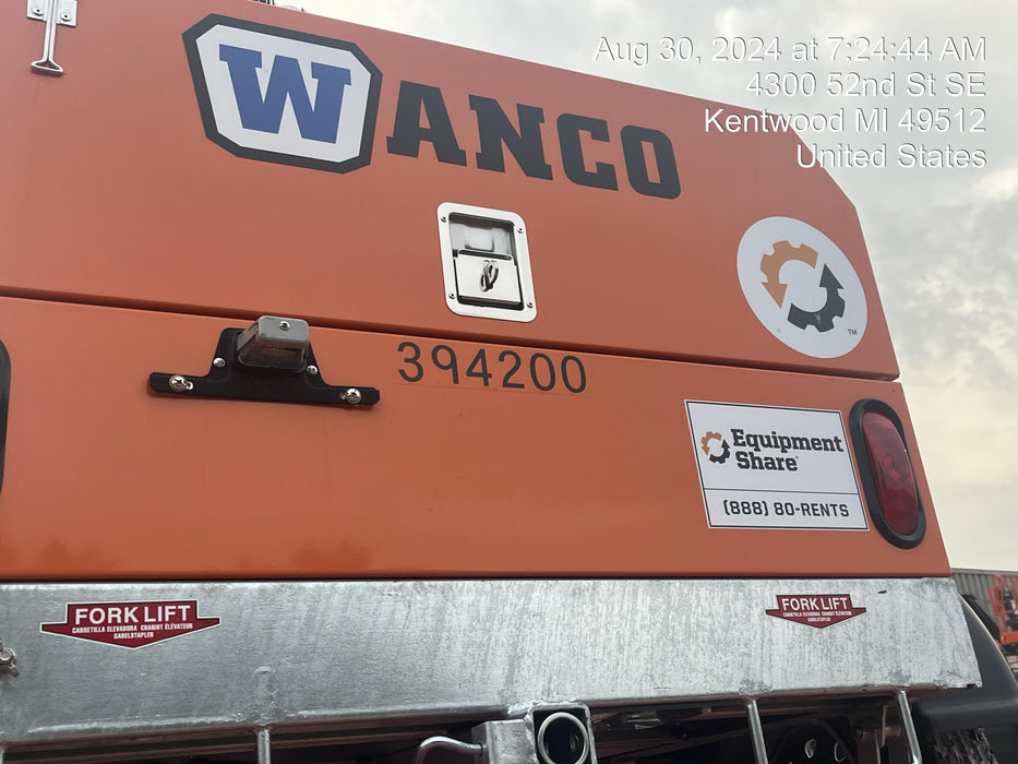 2024 Wanco WLTT-4MM4K Diesel, Deep Sea Controller, Shore Power Plug, Auto Start, (4) 350W LED Floodlights, 4kW Generator, 60 Gal Fuel Tank, 2" Ball, T3