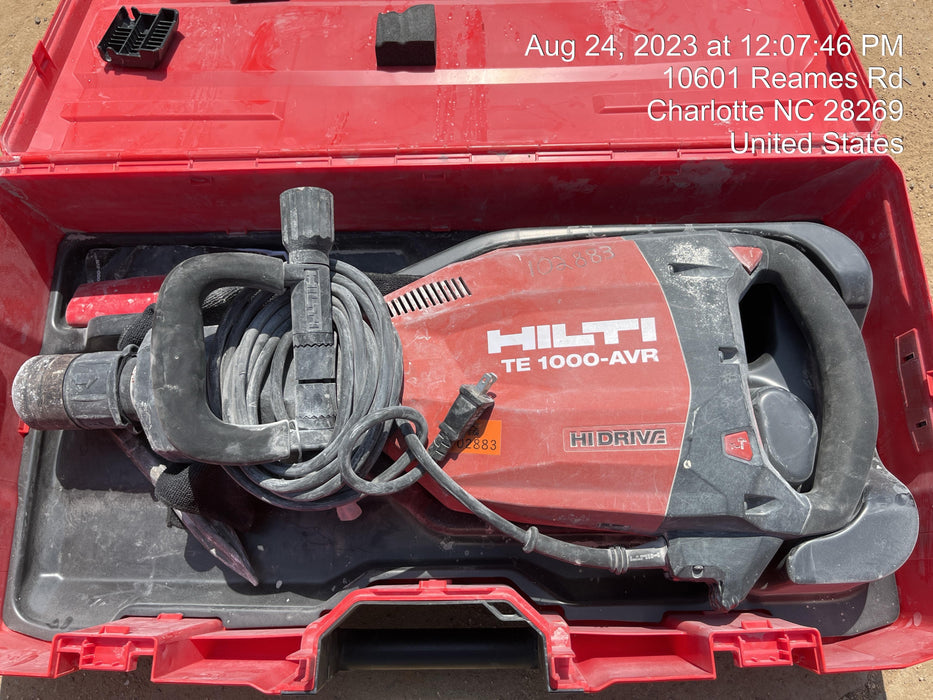 2020 HILTI TE 1000-AVR